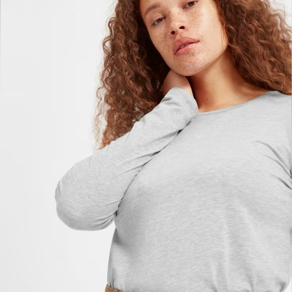 Everlane The Pima Stretch Long Sleeve NWT